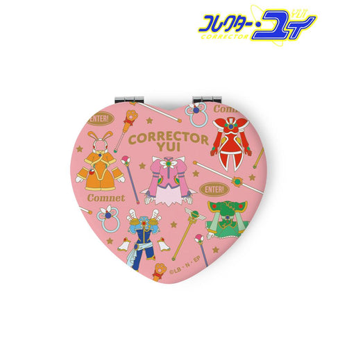 『コレクター・ユイ』コレクター・ユイ モチーフ柄 ハート型折りたたみミラー